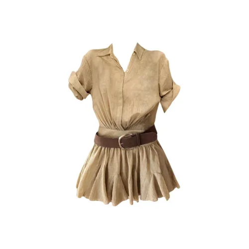 BELOVED STARRY Короткое платье с короткими рукавами женское