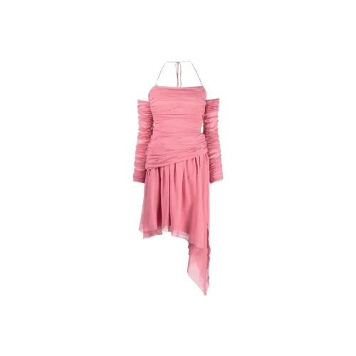 Blumarine Розовый бабл-гам Женские Платья без рукавов