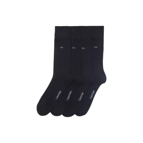 Calvin Klein 4 шт Черные Женские Носки MID до икры