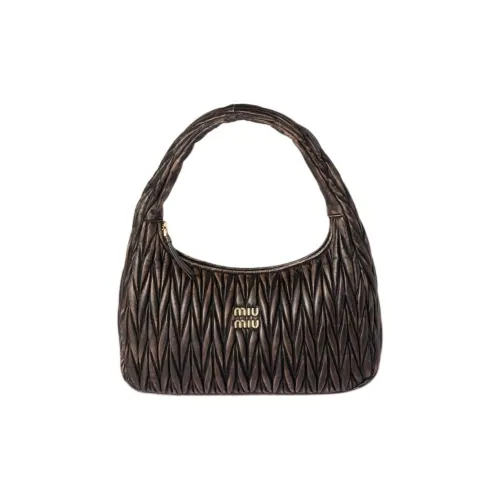 MIU MIU Wander series Овечья шкура Сумка Женские Кофе