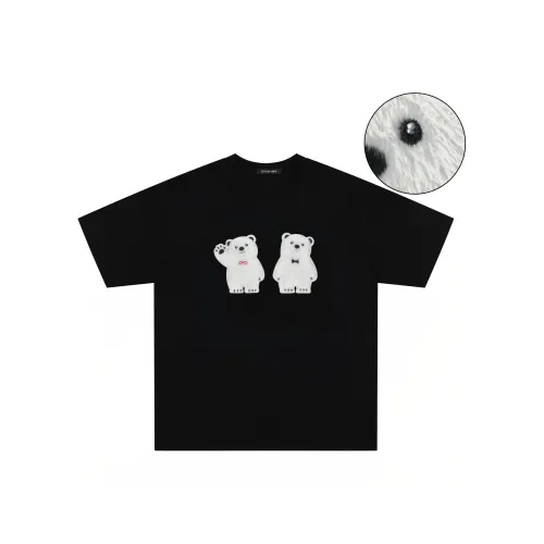 7 SEVFUN Круглый вырез Пара T Рубашка Унисекс