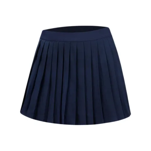 lululemon SS24 Повседневная короткая юбка женская морского синего цвета