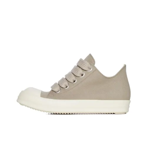 Rick Owens DRKSHDW Low-Top Canvas Shoes Khaki Men's