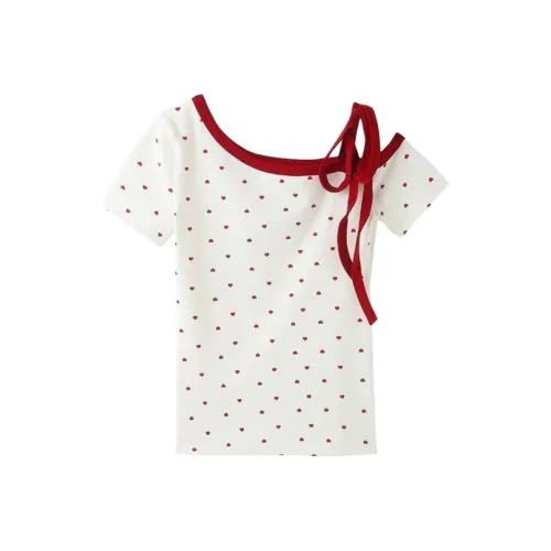 ABCMININ Белые Женские Футболки