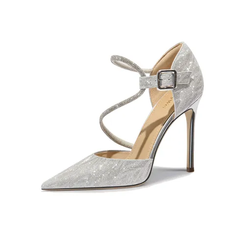 Lily Wei Jiang Immersed Луна Высокие каблуки Женские Серебристые