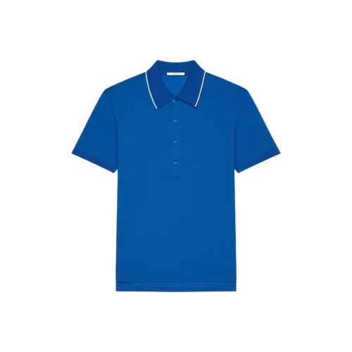 GIVENCHY Мужская поло синего цвета