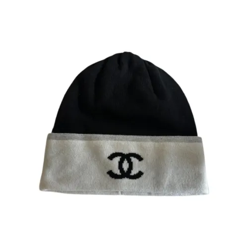 CHANEL Трикотажная ткань Шапки-бини Мужской Черный
