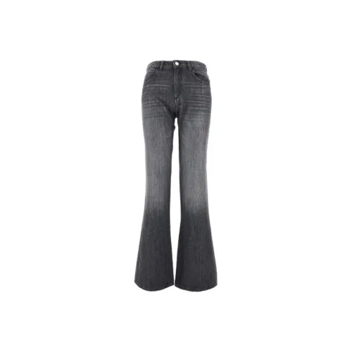 EMPORIO ARMANI Женские джинсы черно-серого цвета