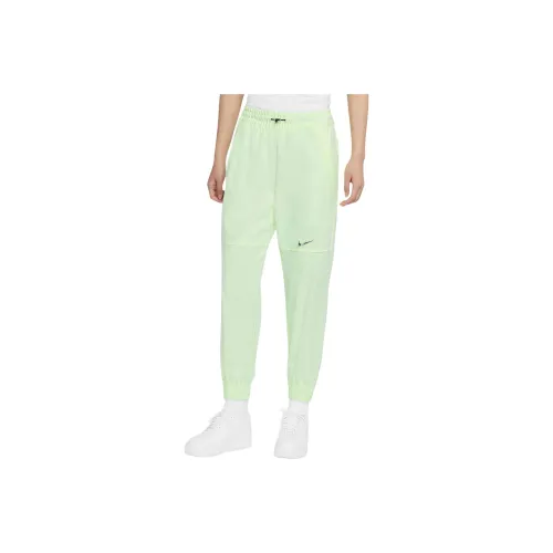 Найк Вязаные Тренировочные Штаны Мужские Слегка Желто-Зеленые