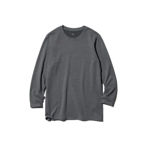 UNIQLO Темно-серые мужские футболки T