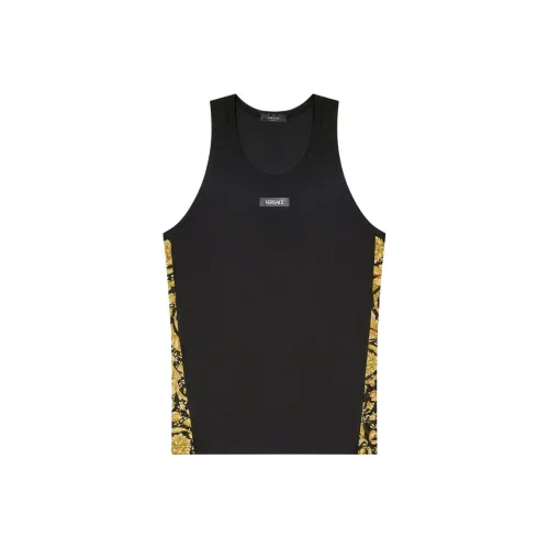 VERSACE Мужские черные майки