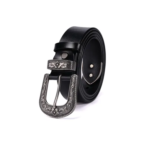 NOMK Коровья кожа Спилок Нет Подкладка Кожаные ремни Мужской 3,3 см