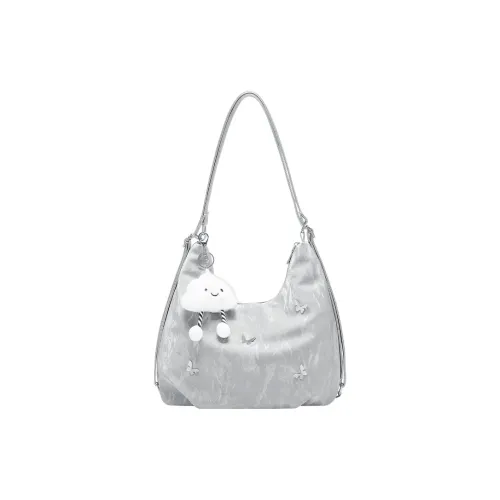 Joy Mario Сумка через плечо из синтетической кожи стандартная женская серебряная