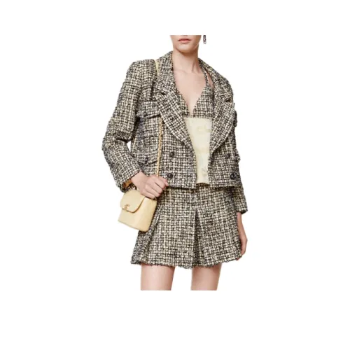 CHANEL 22 Весенний Летний Куртки и Пальто Женские Желтые