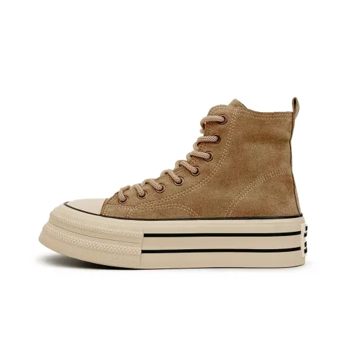 VASIBAEN Покрытие Амортизация Высокие Кеды Унисекс Хаки