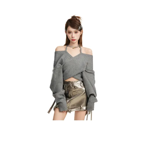 EVPGB Серый Женский Трикотаж