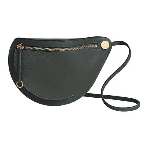 HERMES Petite Course Epsom Телячья кожа Сумка через плечо Сумка на плечо Женская Зеленая