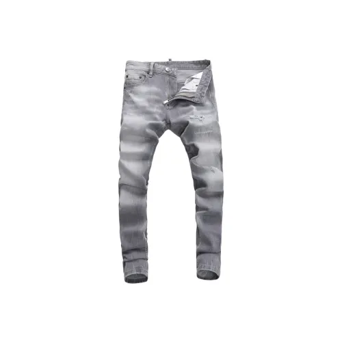 MAREA VESUVIO Потертый серый Мужские Джинсы