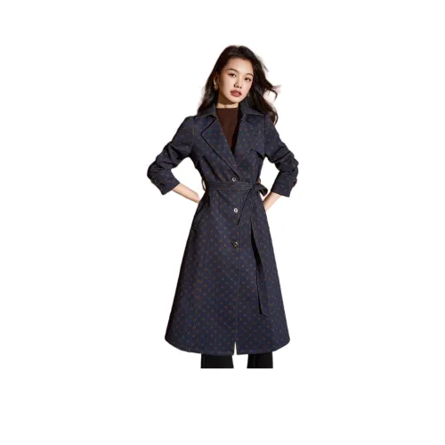 Mylan Тренчкот Женский Темно-Синий