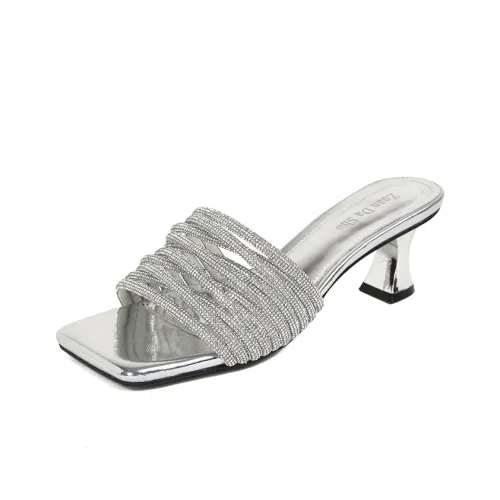 TATAYA Резина Стразы Слипоны Женские