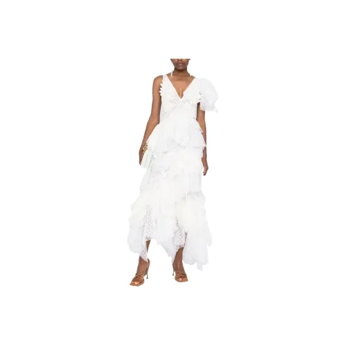 Zimmermann SS22 Платье Женское Белое