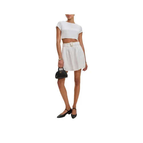 REFORMATION Niki Belted Linen Двухкомпонентный комплект с юбкой для женщин