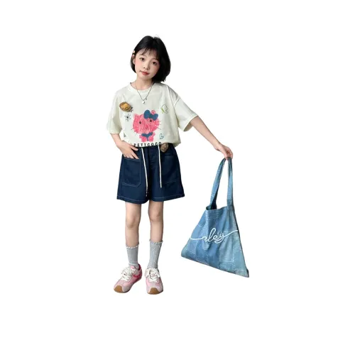 Miller Castle Повседневная Спортивная Одежда 2 Предмета Комплект Кремовый Абрикосовый Детский