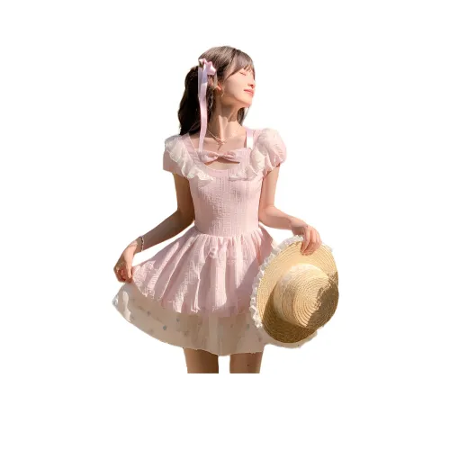 MORii Короткий рукав Платье Женское