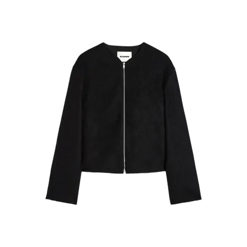 JIL SANDER Мужские черные куртки