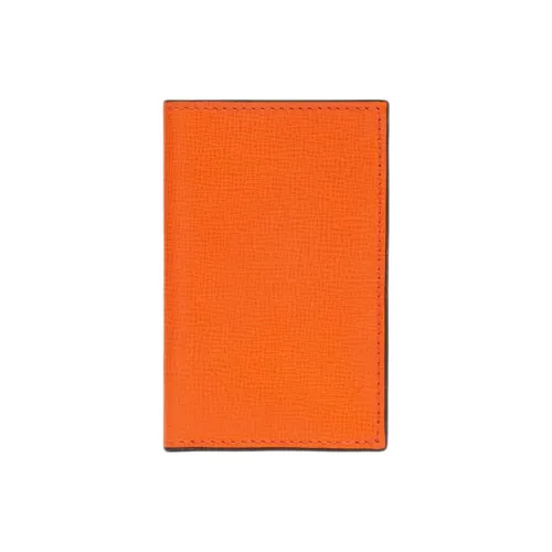 Valextra Телячья кожа Картхолдер Женский Лобстер Красный