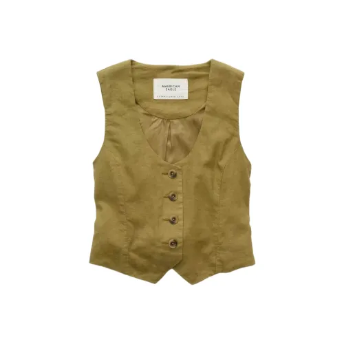 AMERICAN EAGLE Зеленые Женские Жилеты