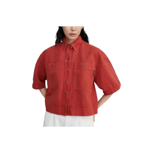 BRUNELLO CUCINELLI SS24 Рубашка Женская Красная