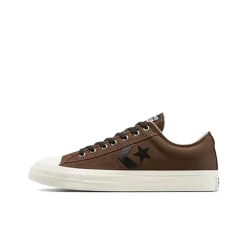 Converse Star Player 76 Canvas Shoes Low Top Коричневый/Белый Унисекс
