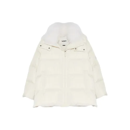 Yves Salomon Пуховик Женский Белый