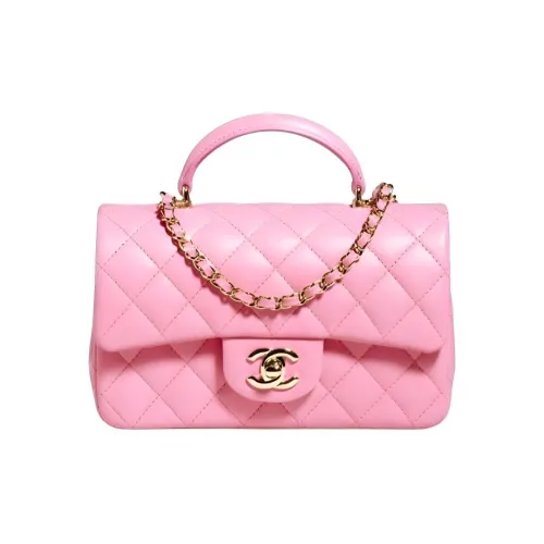 Chanel Classic Flap CF23P Весна и Лето Овчина Сумка с клапаном Сумка через плечо Сумка через плечо Мини Женская