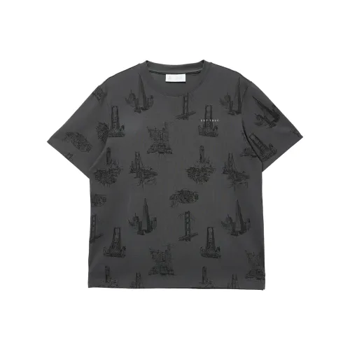 JACK&JONES E44 Черный Песочный Мужская T-рубашка