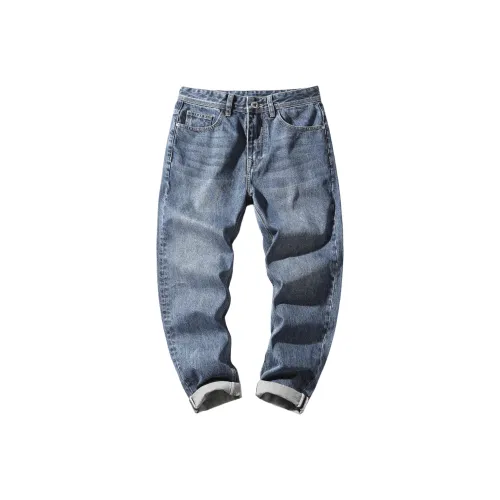 DILANGNIU Синие Унисекс Джинсы