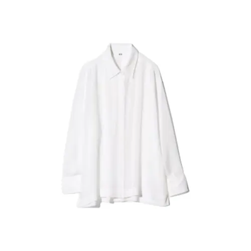 UNIQLO Белые Женские Рубашки