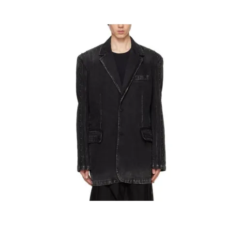 Feng Chen Wang Бизнес-костюм Пальто Мужской Темно-серый