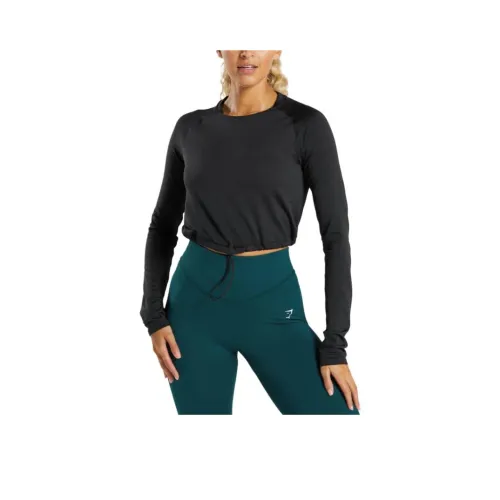 GYMSHARK Черная Женская Фитнес Одежда