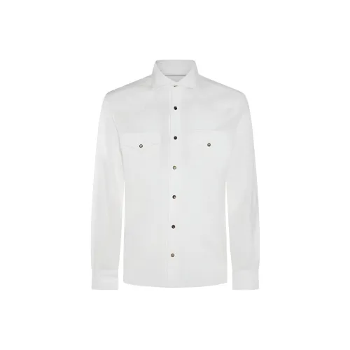 BRUNELLO CUCINELLI Поло Мужское Белое