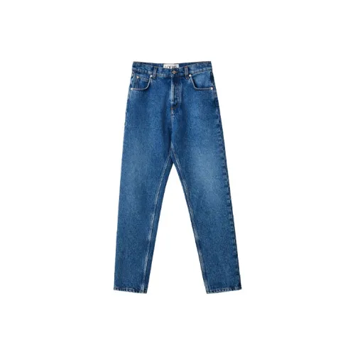 LOEWE Anagram FW21 Джинсы Женские Blue
