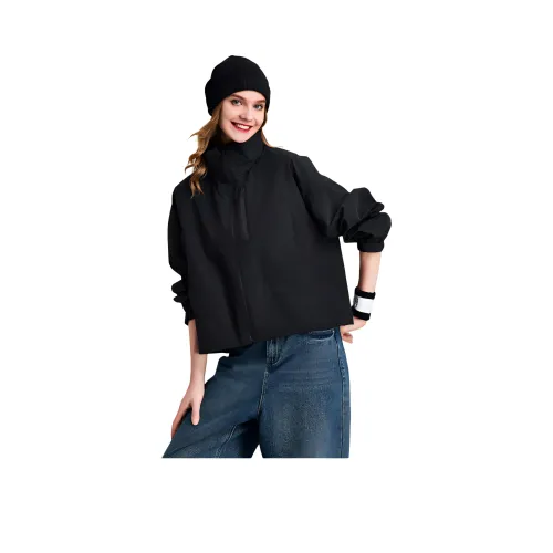 HAVVA Cropped Jacket Women's Black HAVVA Укороченная Куртка Женская Черная