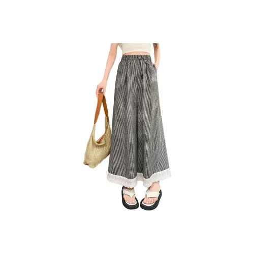 TONYBEAR Черно-белая клетка Женские Повседневные брюки