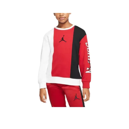 Джордан Свитшот Красный Черный Белый Детский