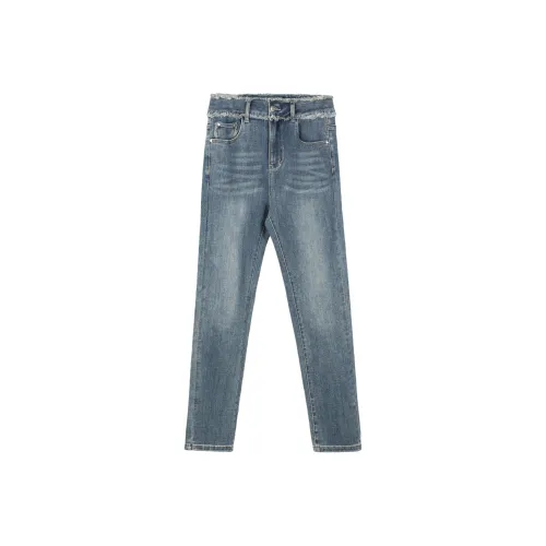 GURUI Джинсовый синий C5 Женские Джинсы