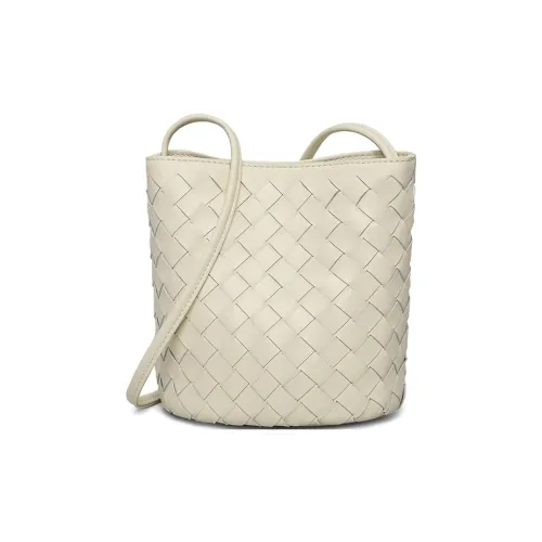 Crtnzo Kroez Овчина Сумка через плечо с Чехол для телефона Стандартная Женская Экрю