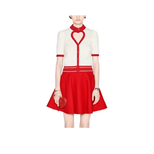 DIOR FW21 Облегающий крой Трикотаж Женский Белый