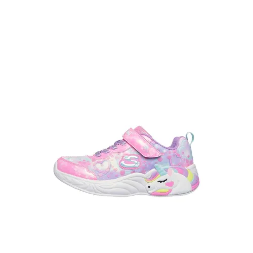 Skechers Kids S Lights Детские беговые кроссовки Розовый Детский