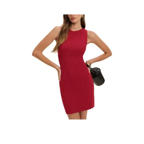 Reformation Christa Хлопок Свитер Платье Без рукавов Платье Женское